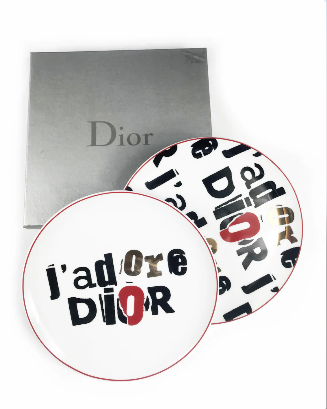 2000S J'ADORE DIOR 2 PLATE SET