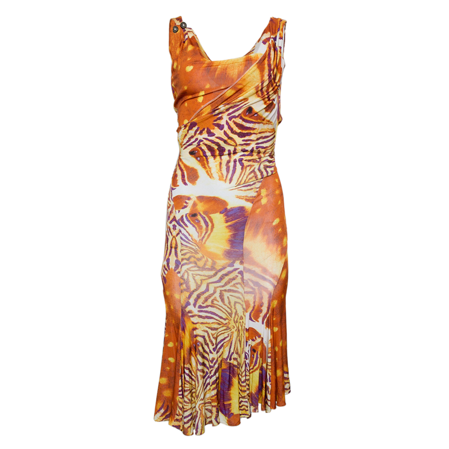 TIGER PRINTED DRESS