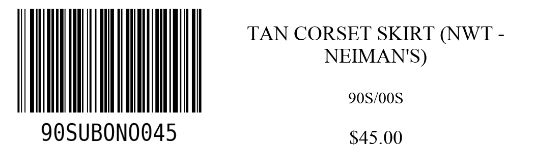 Item Tag