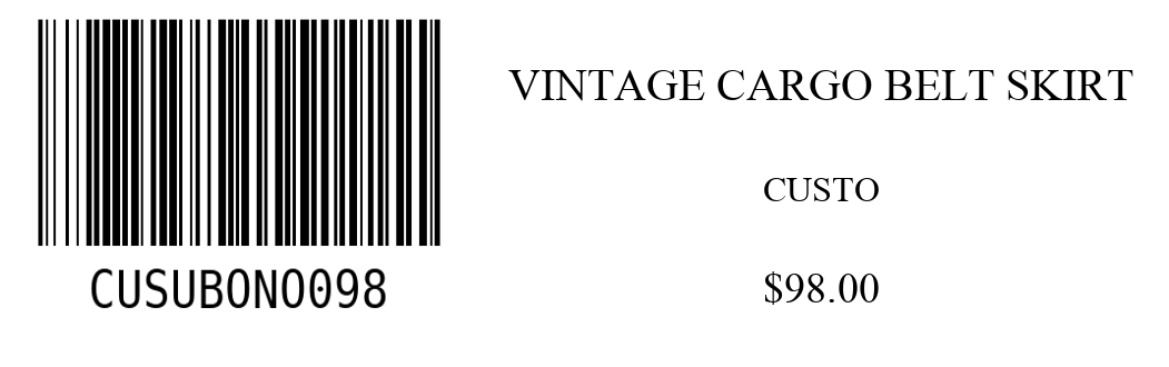 Item Tag